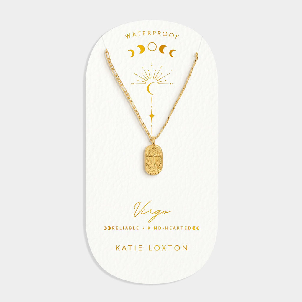Katie Loxton - Libra Waterproof Gold Zodiac Necklace