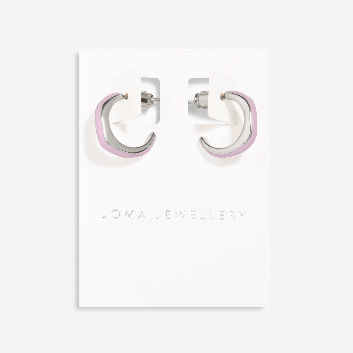 Joma Jewellery - Beau Enamel Hoop Earrings