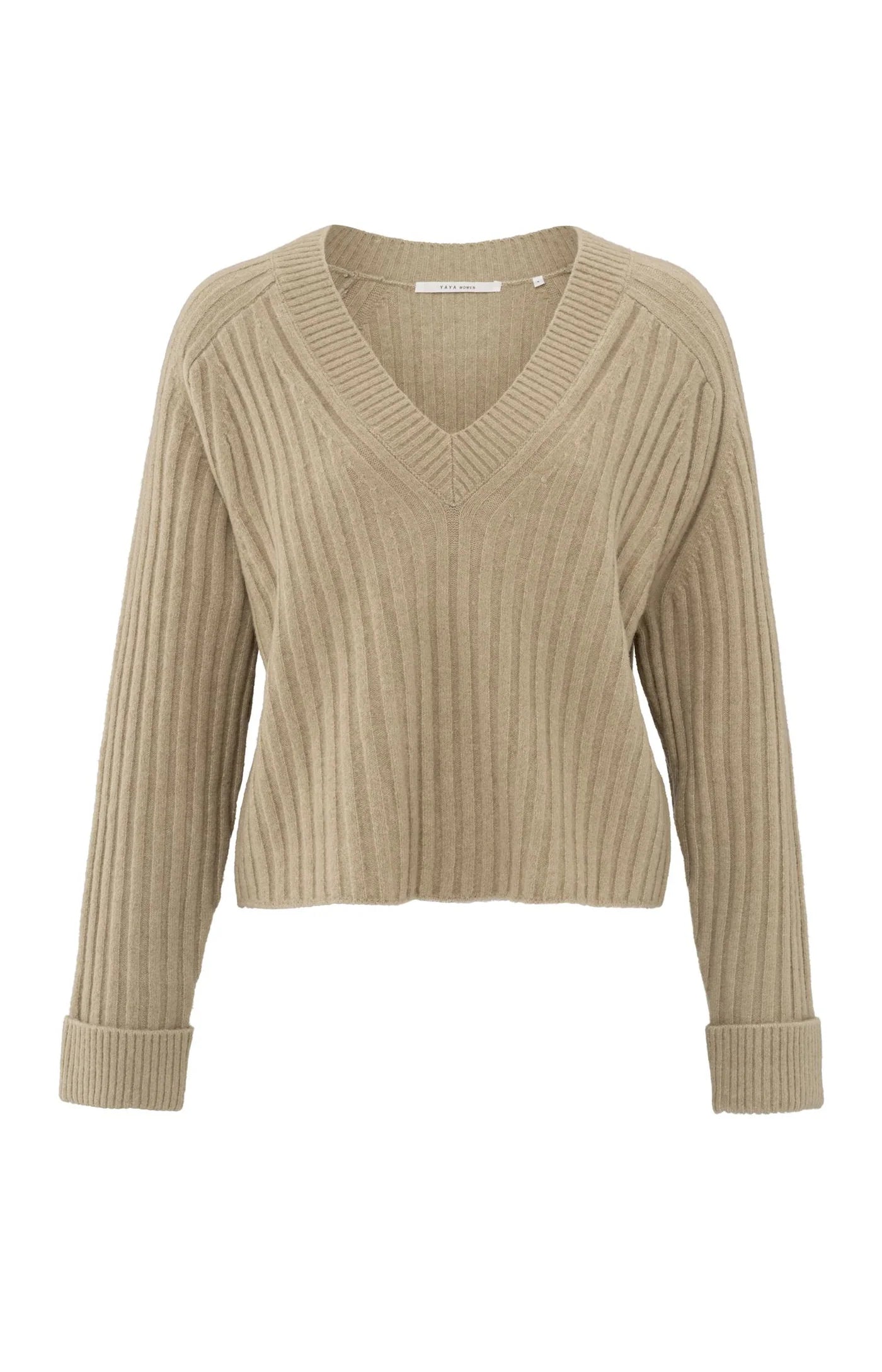 Yaya - Soft Ribbed Sweater