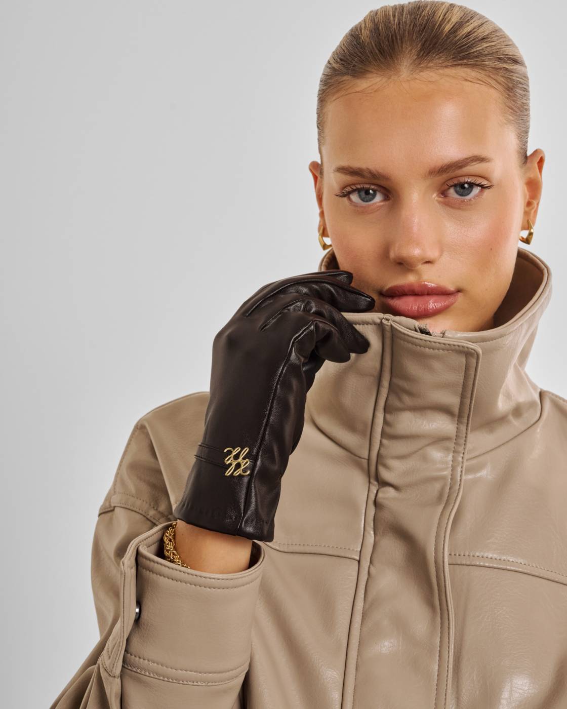Katie Loxton - Boxed Faux Leather Gloves