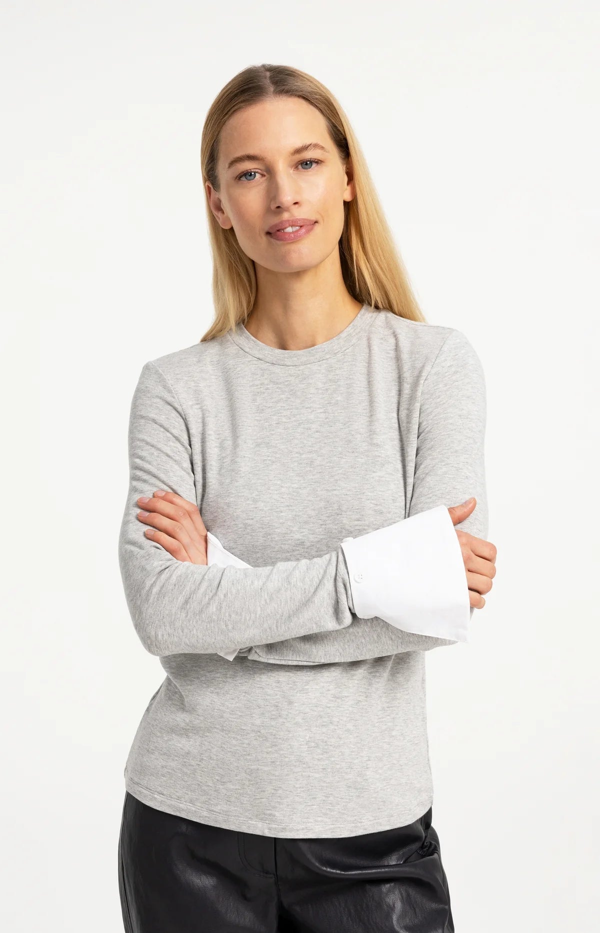 YaYa - Avella Jersey Top with removable cuffs