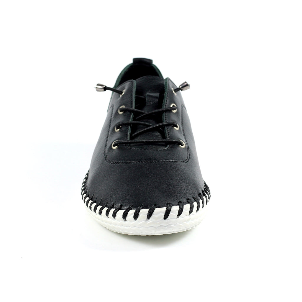 LUNAR - St Ives Leather Plimsole