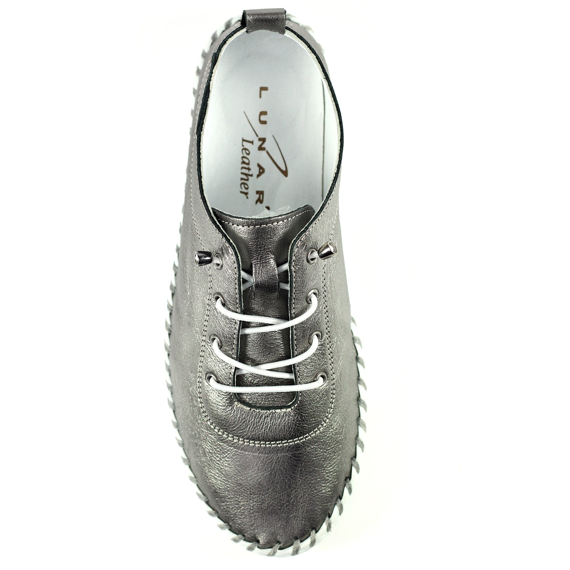 LUNAR - St Ives Leather Plimsole