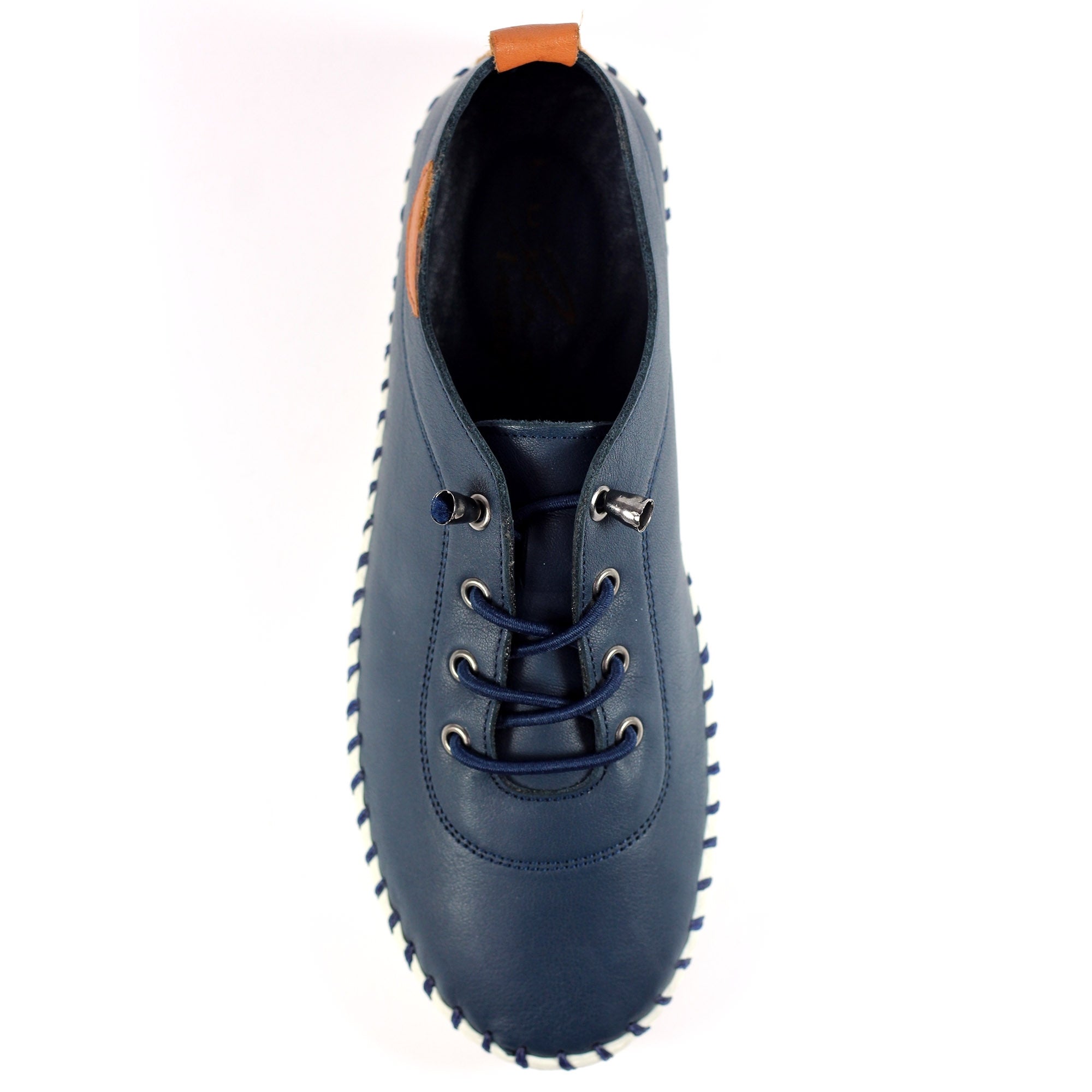 LUNAR - St Ives Leather Plimsole