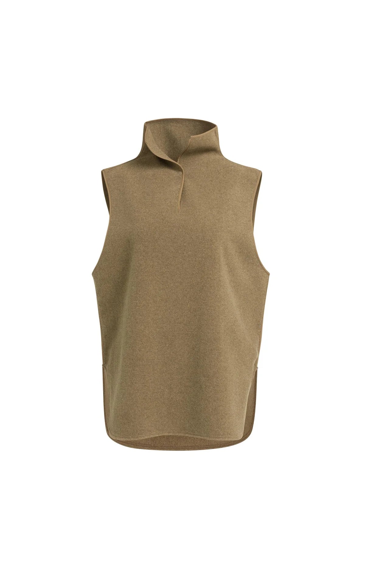 YaYa - Sorelle Wool Blend Bodywarmer with Stand-Up Collar