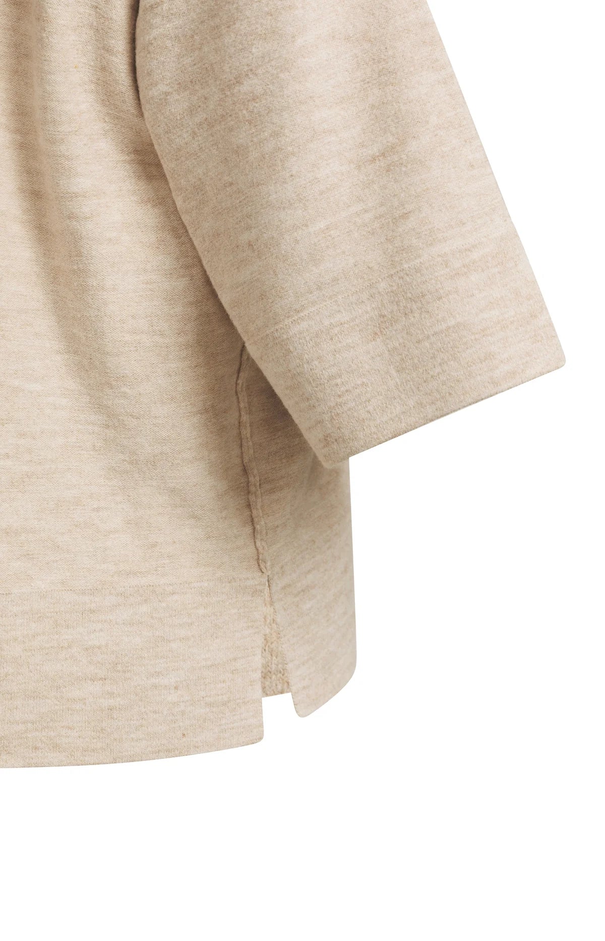 YaYa - Valeriana Fine Knitted oversized T-Shirt with half-length sleeves