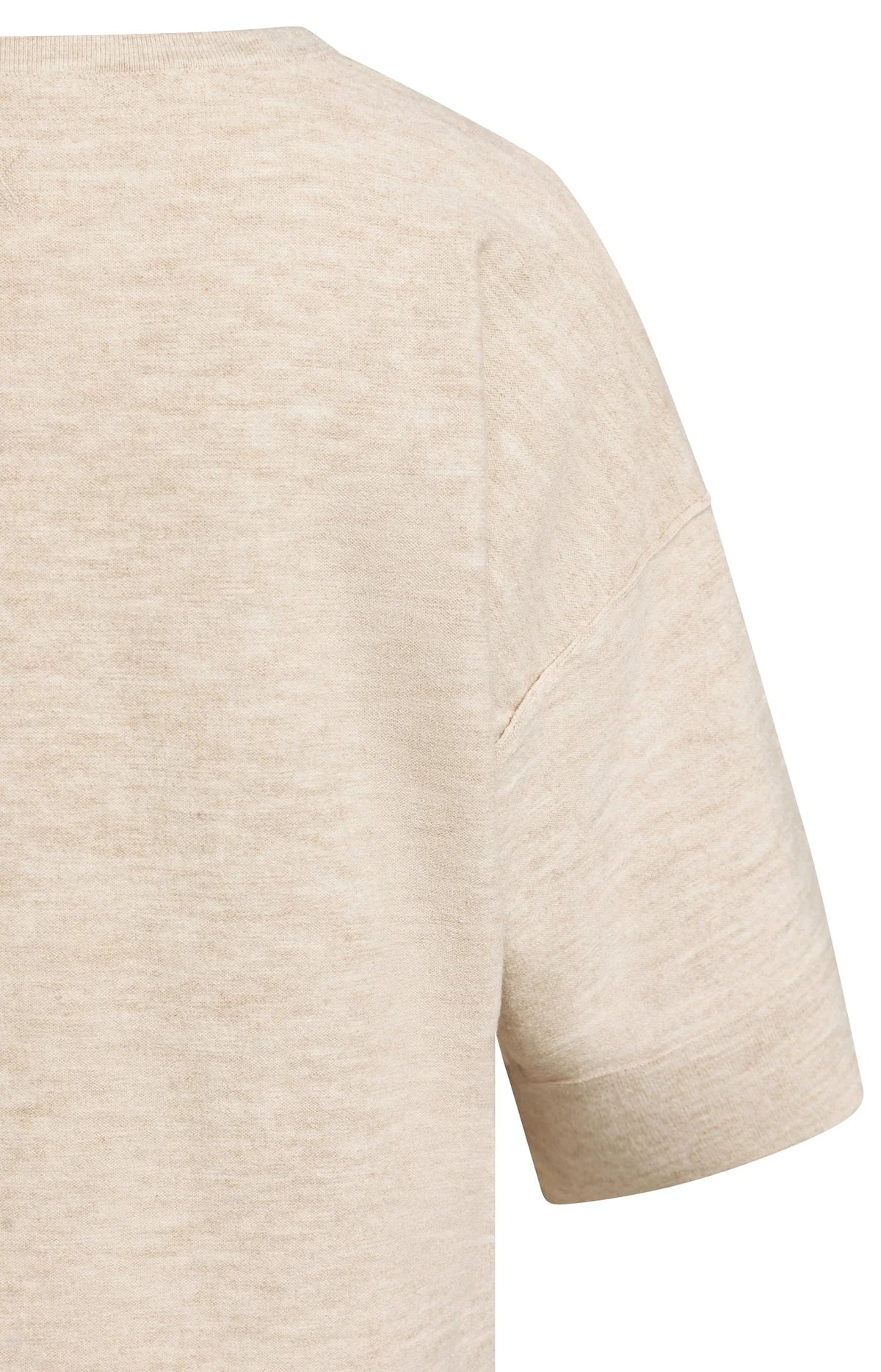 YaYa - Valeriana Fine Knitted oversized T-Shirt with half-length sleeves