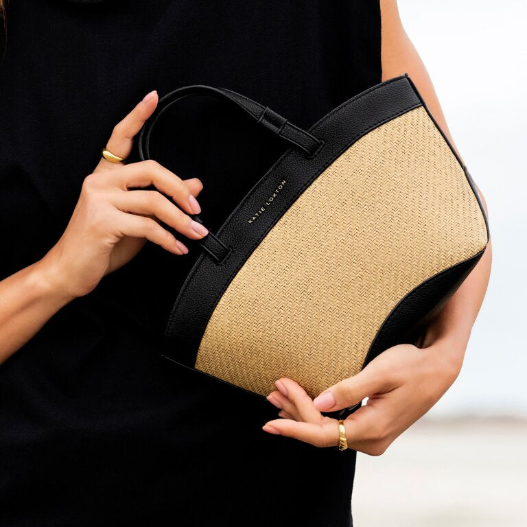 Katie Loxton - Riviera Raffia Mini Tote Bag