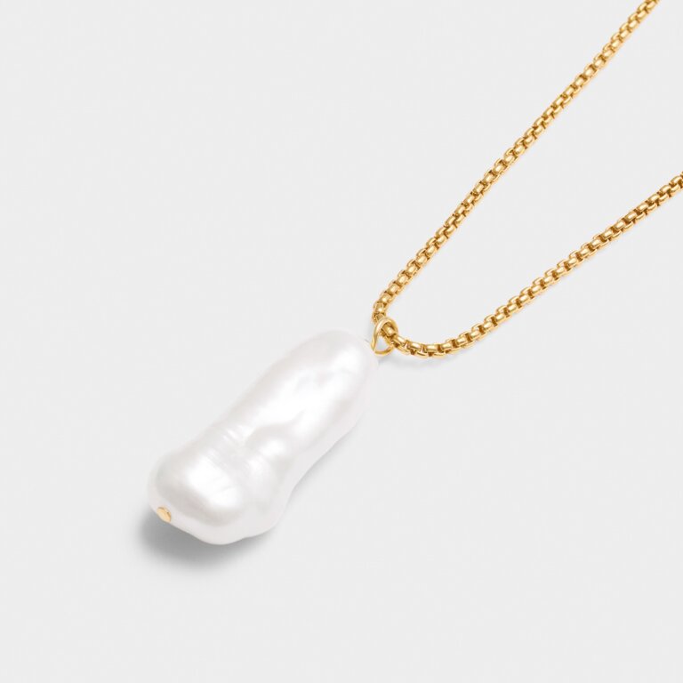 Katie Loxton - Pearl Lustre Lariat Necklace