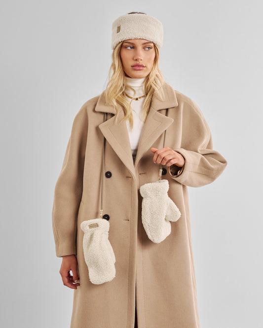 Katie Loxton - Teddy Mittens with Cord