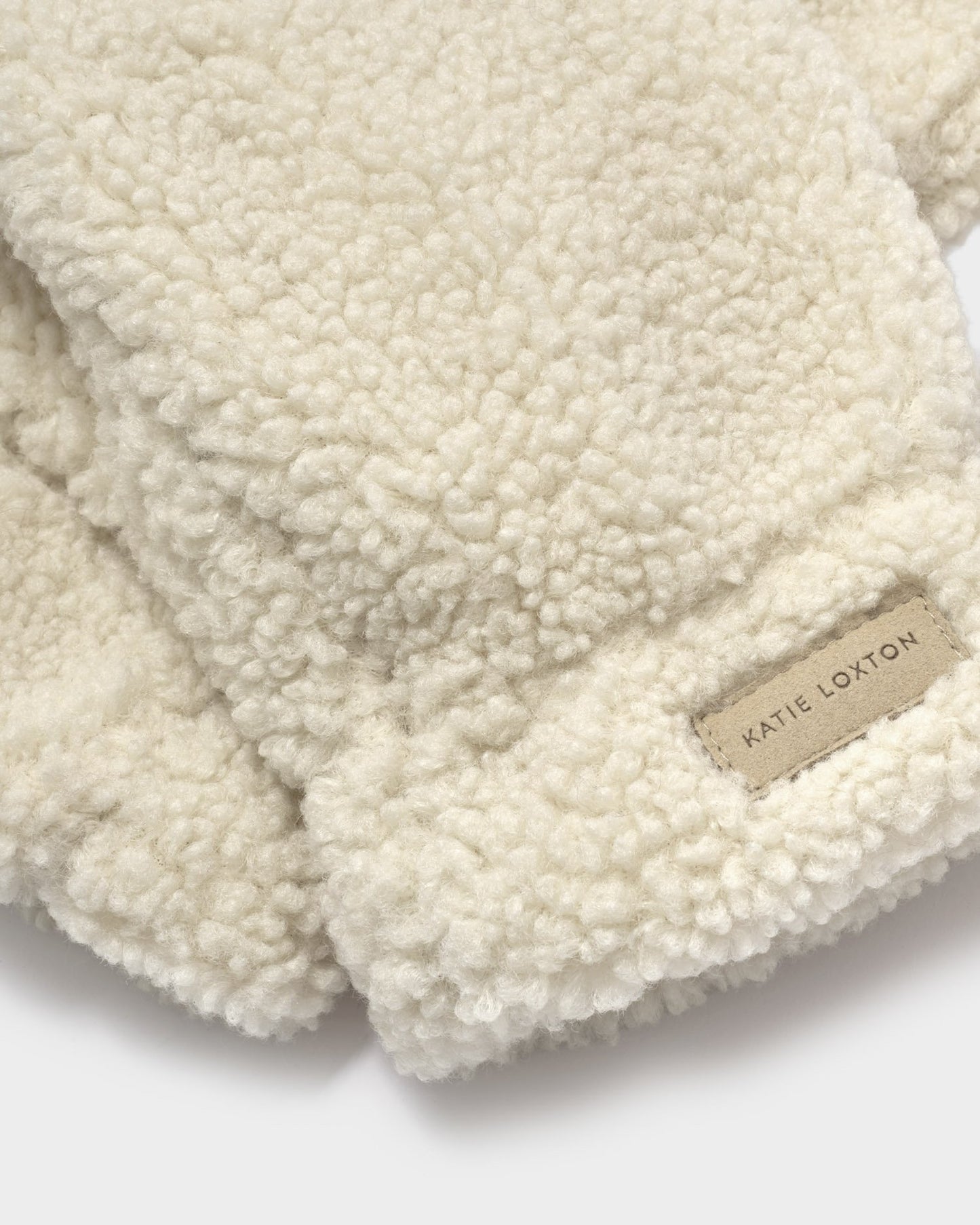 Katie Loxton - Teddy Mittens with Cord
