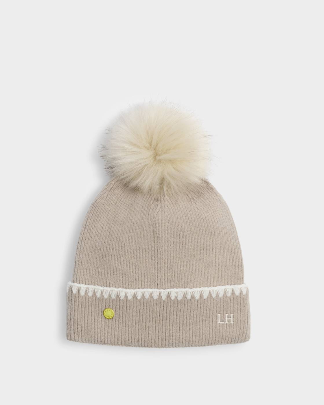Katie Loxton - Whipstitch Pom Pom Knitted Hat