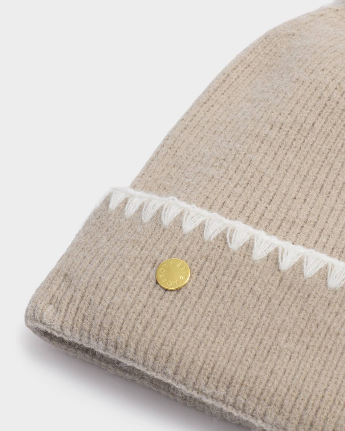 Katie Loxton - Whipstitch Pom Pom Knitted Hat