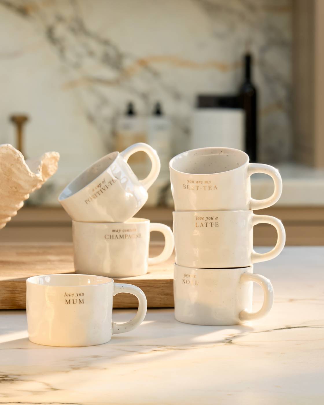 Katie Loxton - Organic Speckled Sentiment Mug with Tag