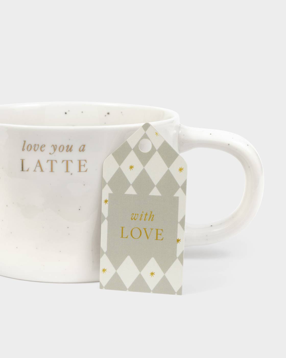 Katie Loxton - Organic Speckled Sentiment Mug with Tag
