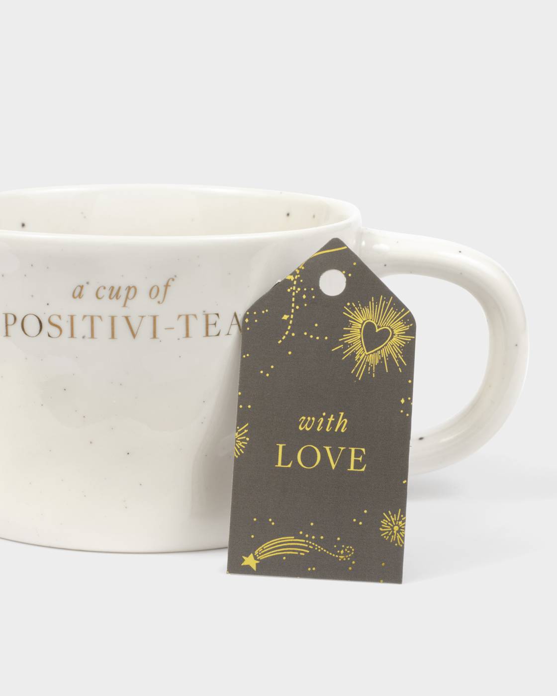 Katie Loxton - Organic Speckled Sentiment Mug with Tag