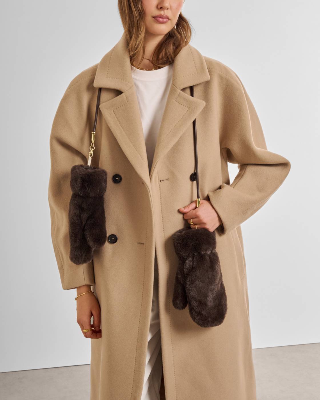 Katie Loxton - Faux Fur Mittens