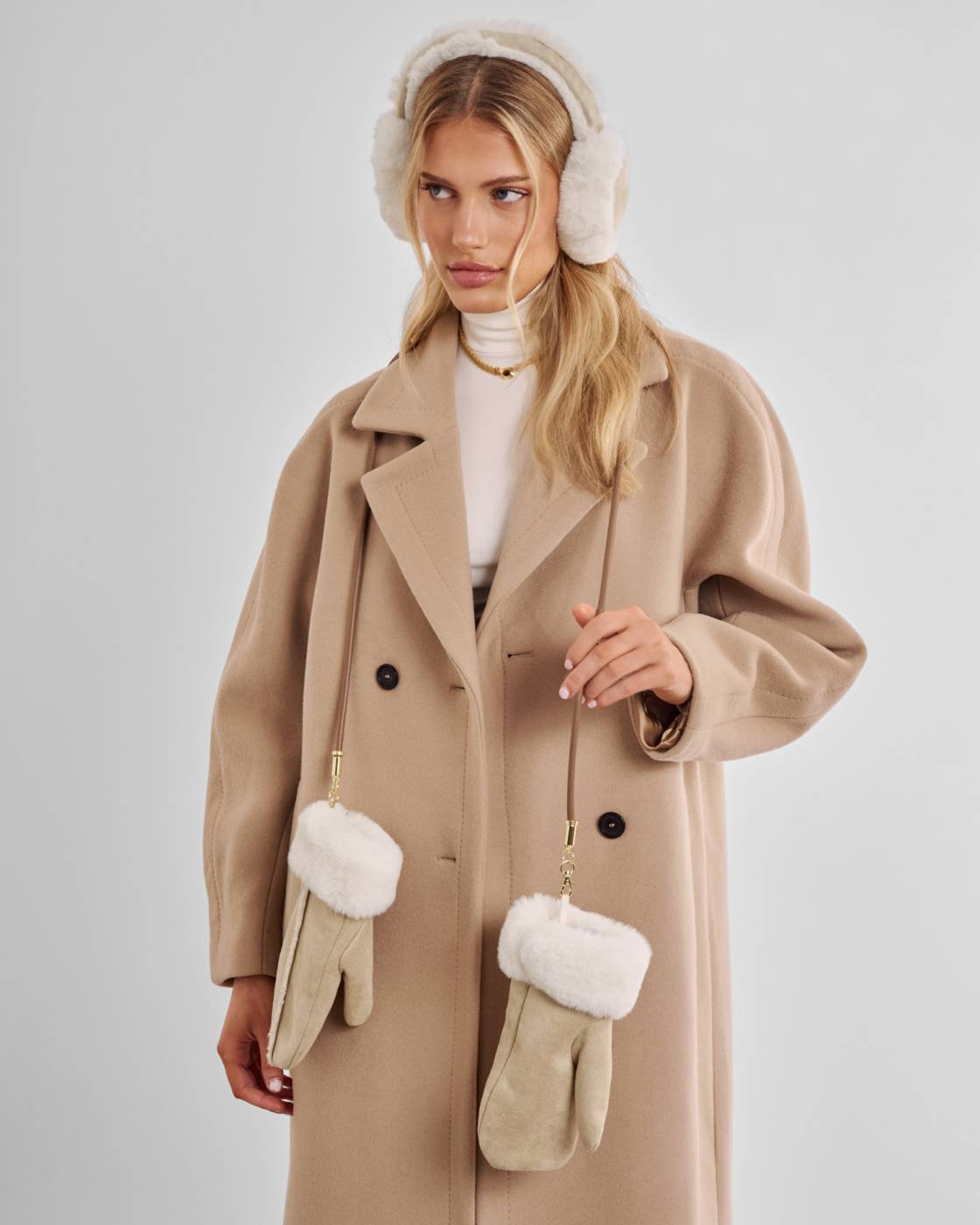 Katie Loxton - Faux Suede Mittens