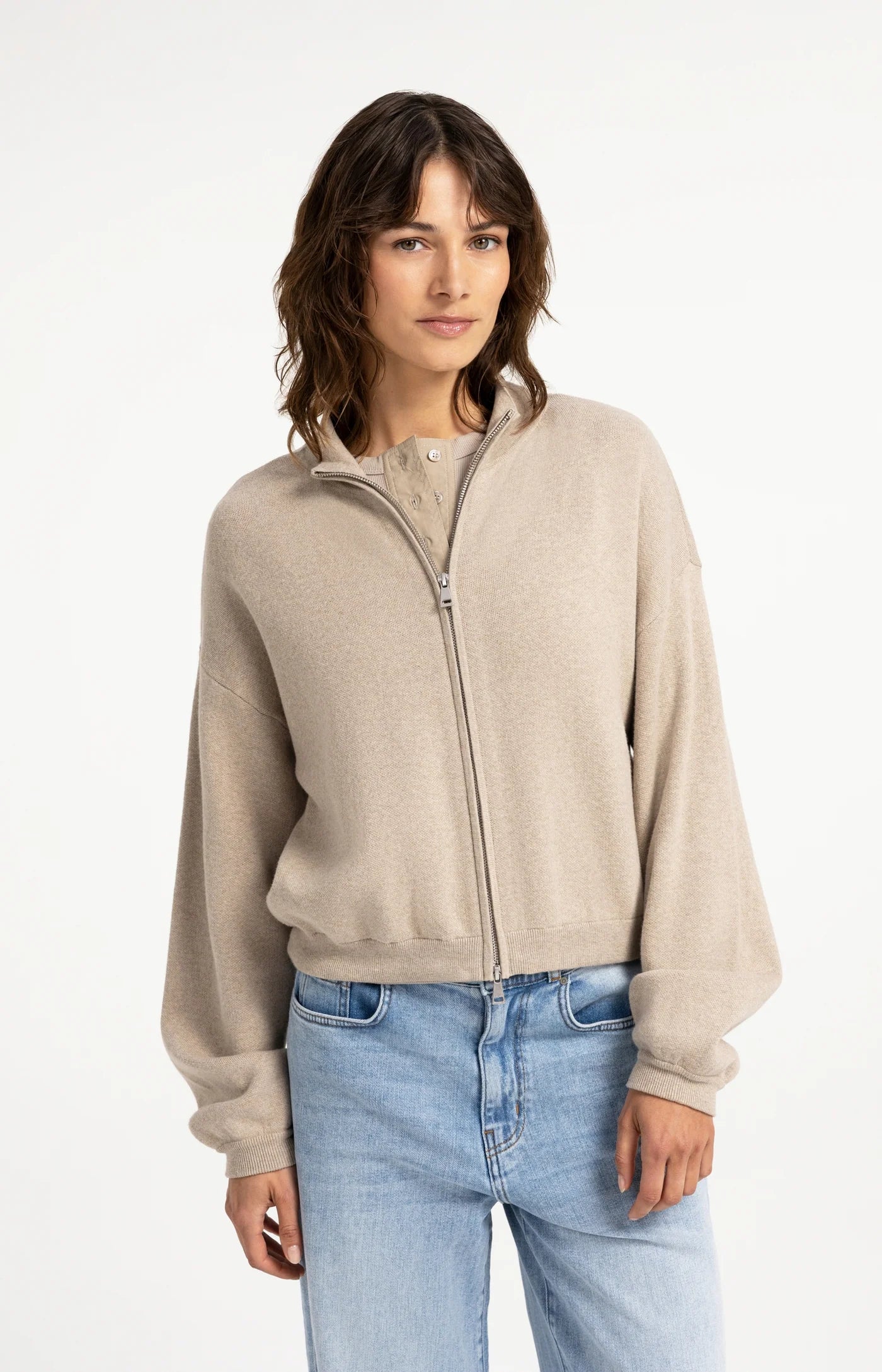 YaYa - Santana Jacquard Knitted Cardigan