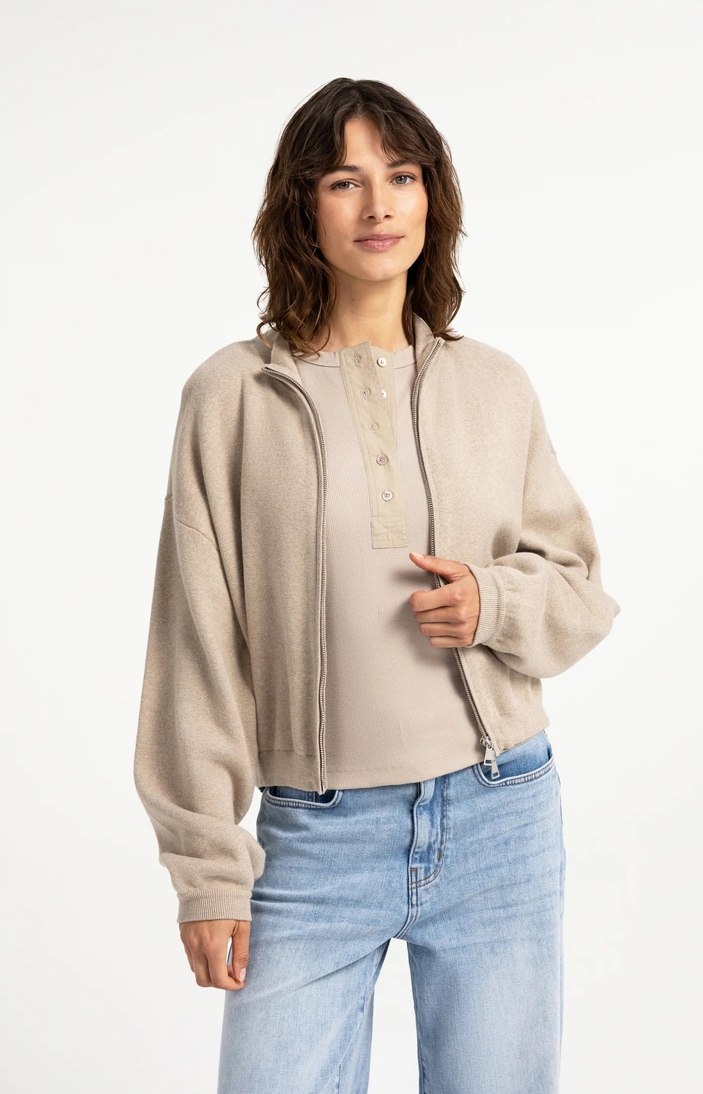 YaYa - Santana Jacquard Knitted Cardigan