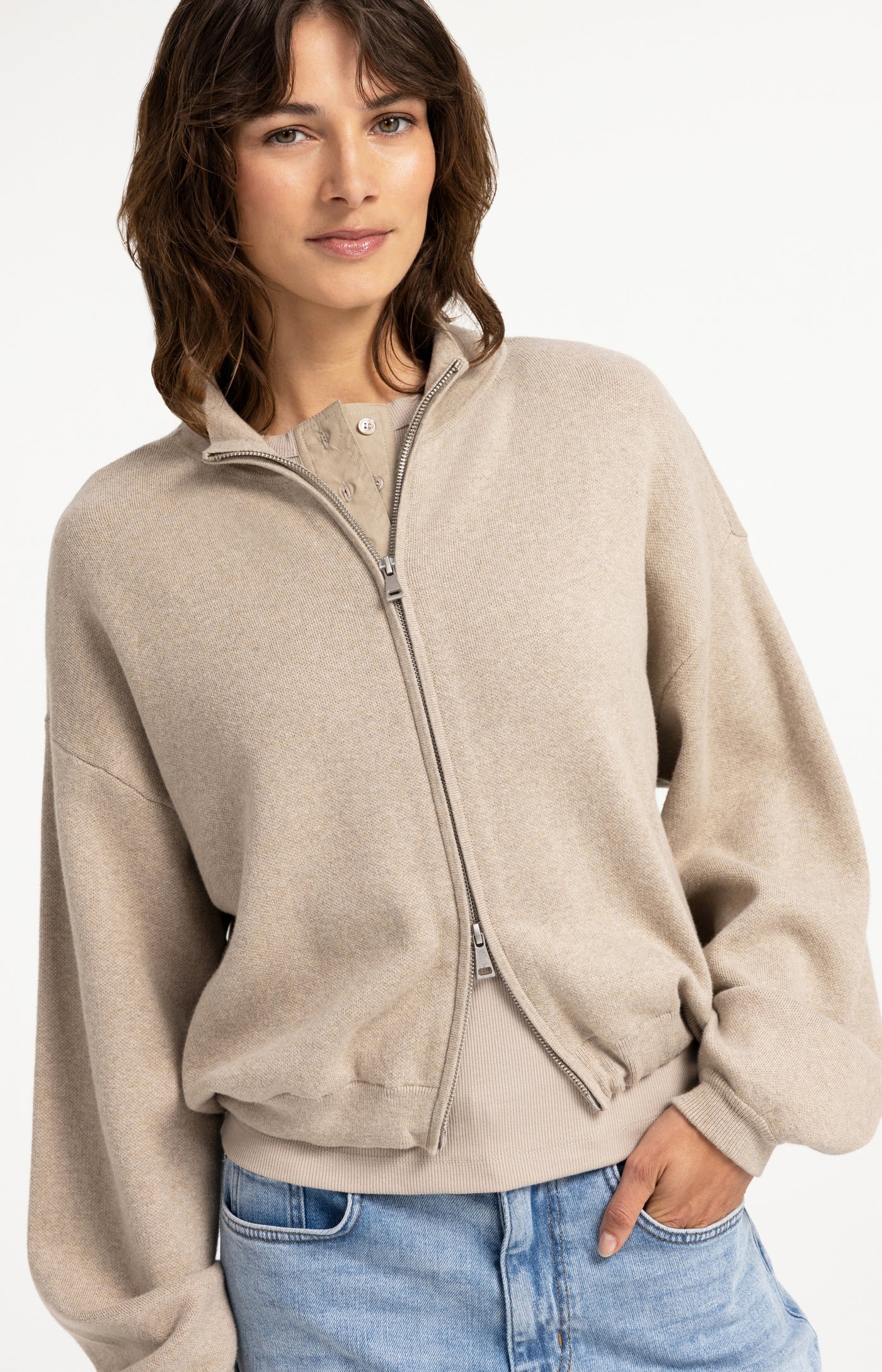 YaYa - Santana Jacquard Knitted Cardigan