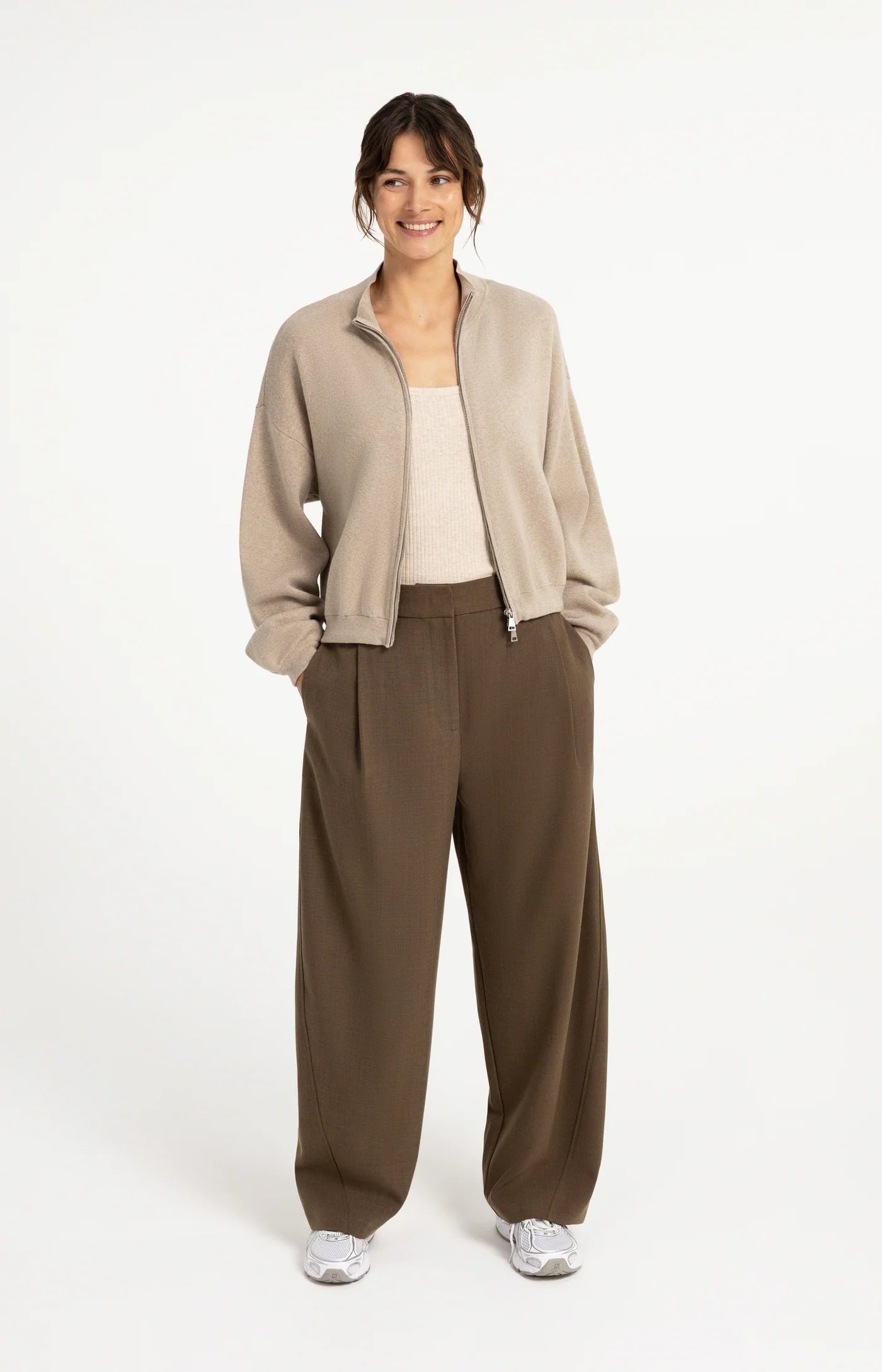 YaYa - Santana Jacquard Knitted Cardigan