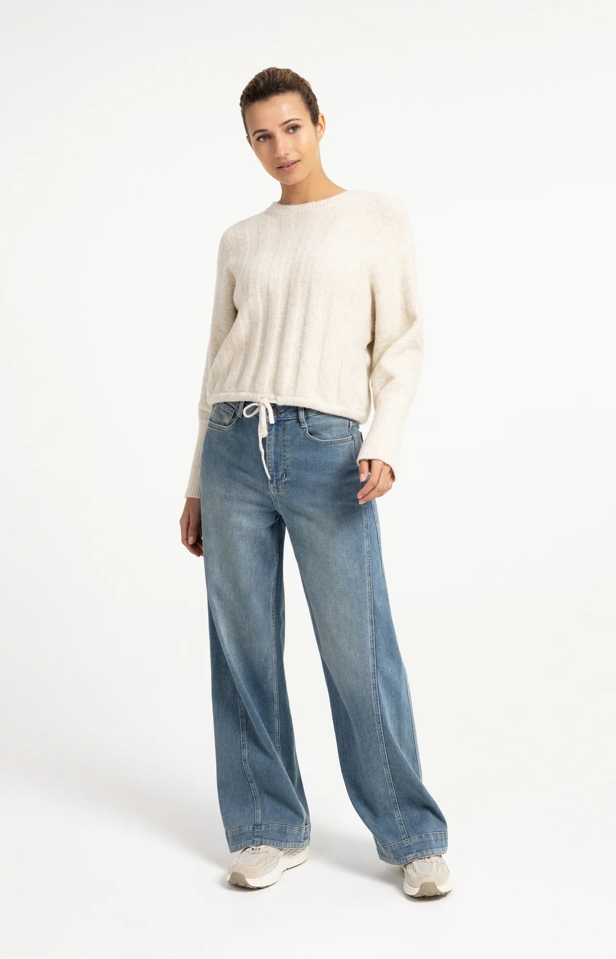 YaYa - Samina Sweater with batwing sleeves