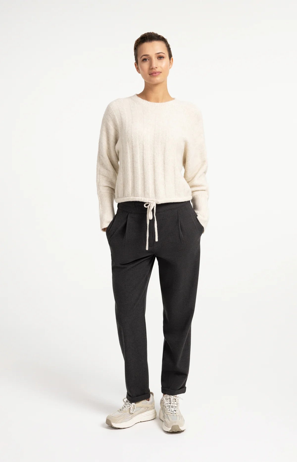 YaYa - Samina Sweater with batwing sleeves
