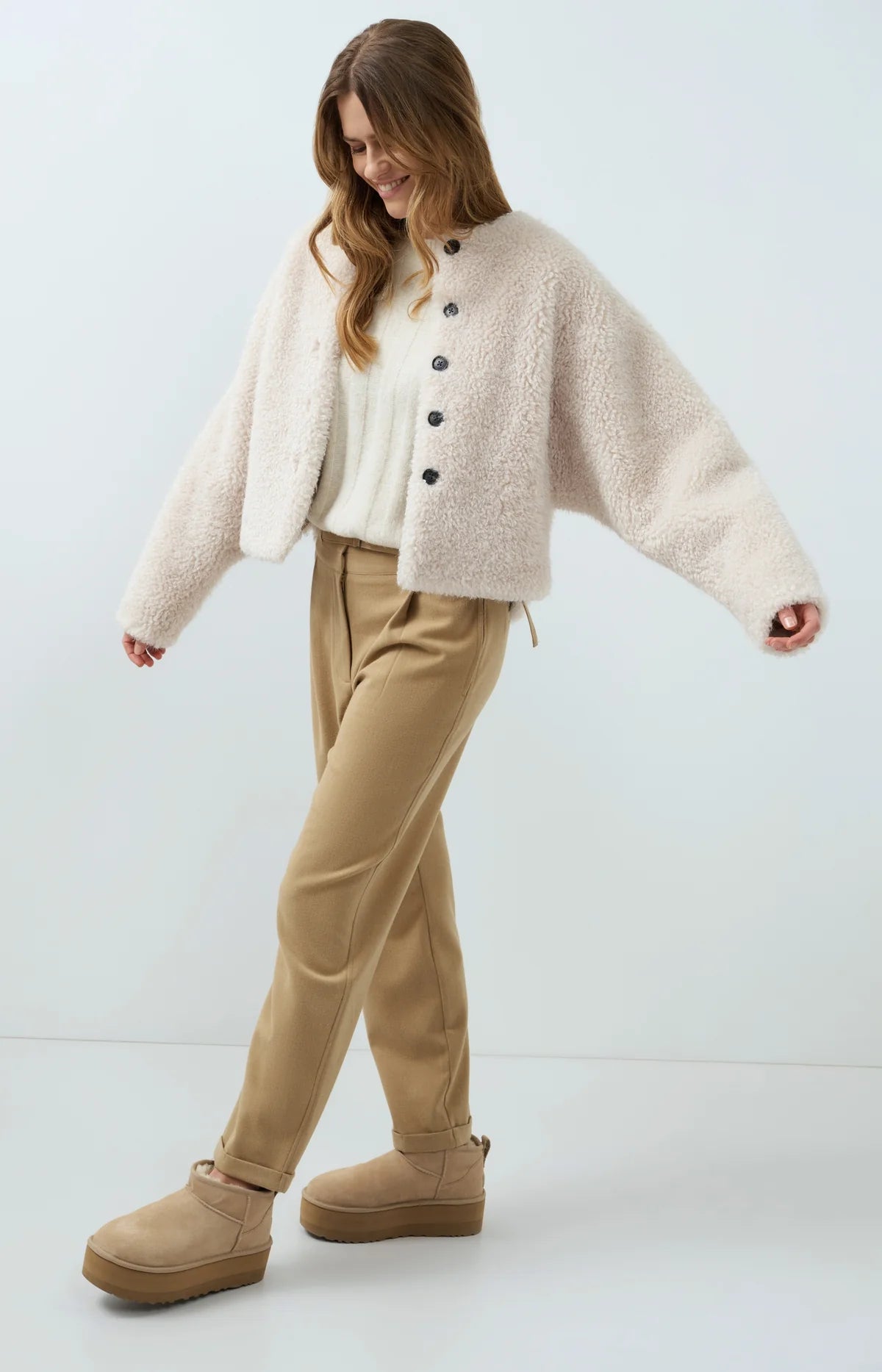 YaYa - Samina Sweater with batwing sleeves