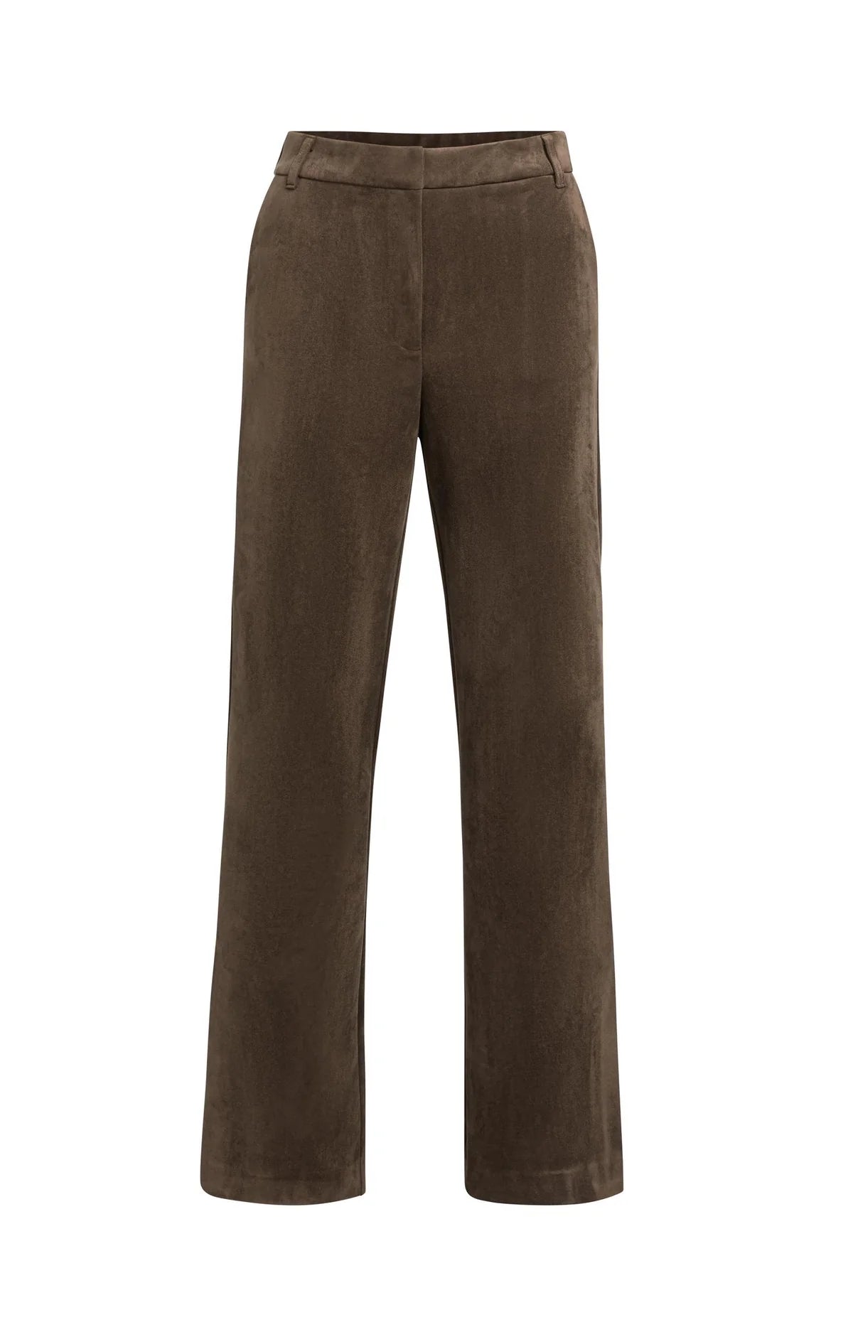 YaYa - Zina Suedine Wide Leg Trousers