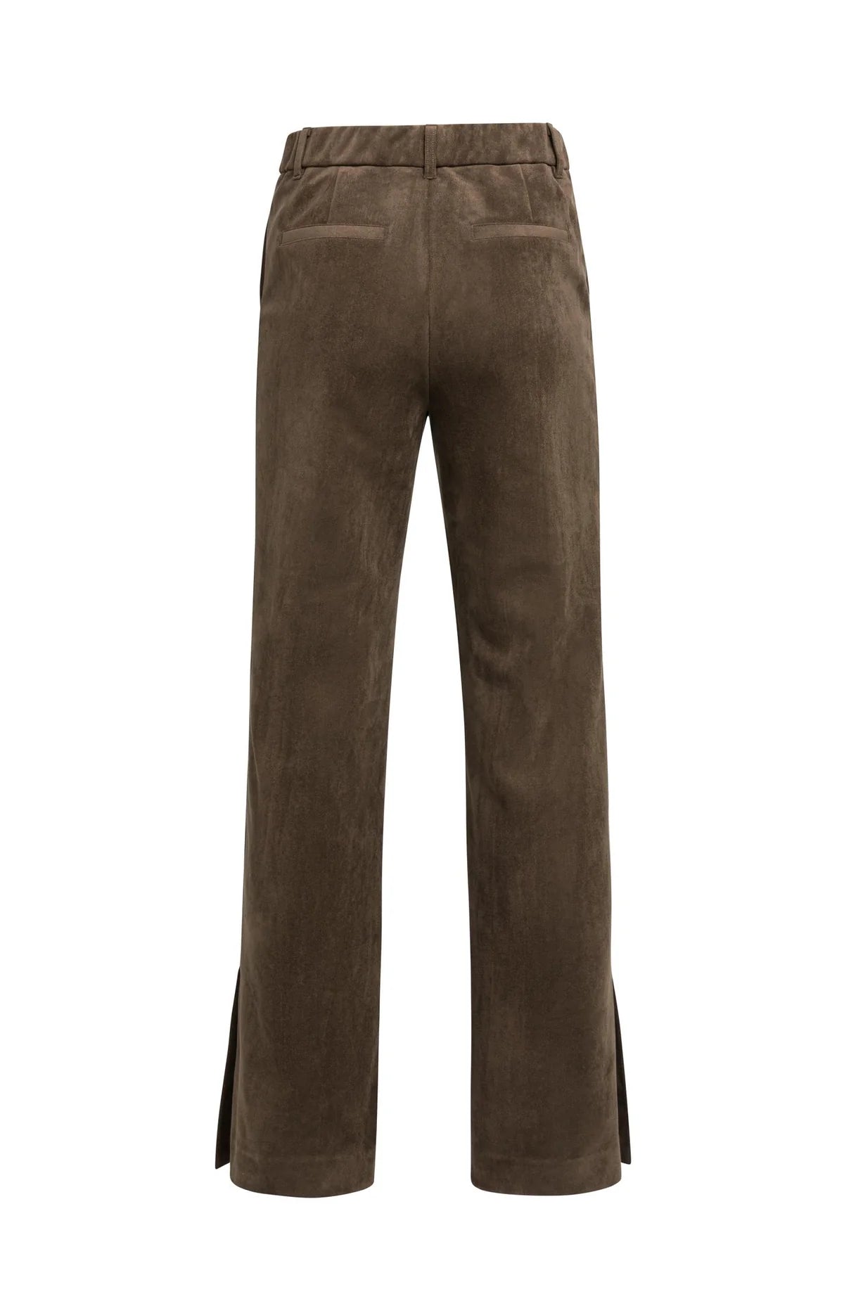 YaYa - Zina Suedine Wide Leg Trousers