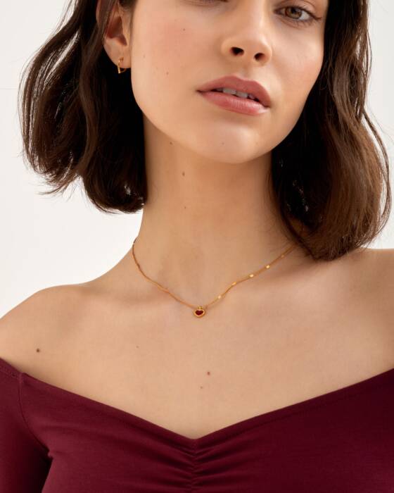 Katie Loxton - Rouge Heart Necklace