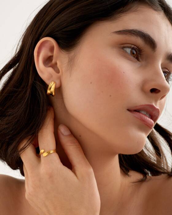 Katie Loxton - Molten Luxe Hoop Earrings