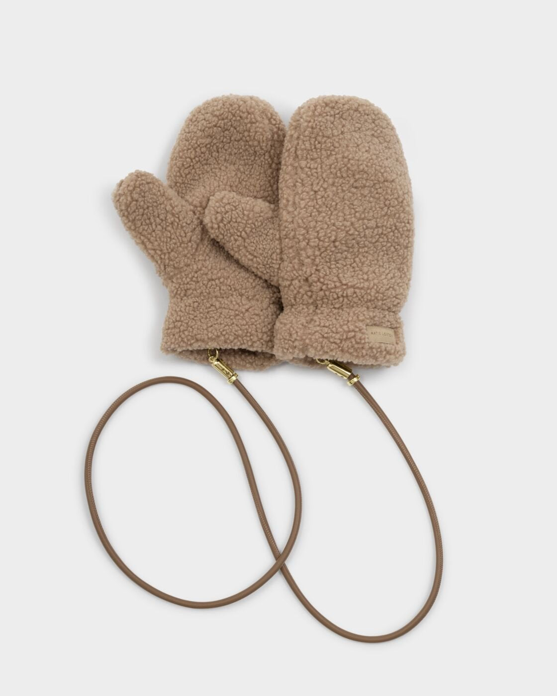 Katie Loxton - Teddy Mittens with Cord
