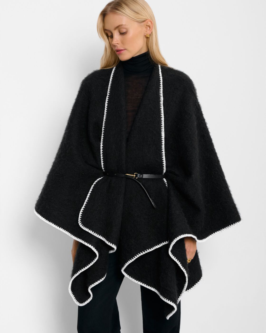 Katie Loxton - Whipstitch Cape with Belt