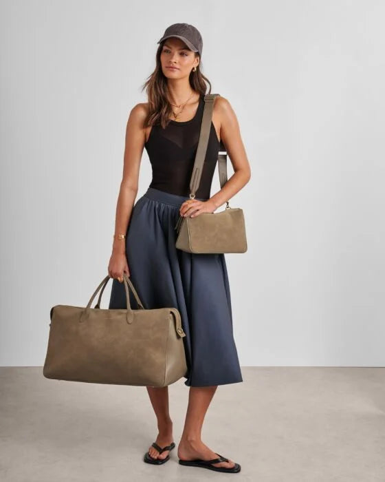 Katie Loxton - Ascot Suedette Weekend Bag & Pouch Organiser