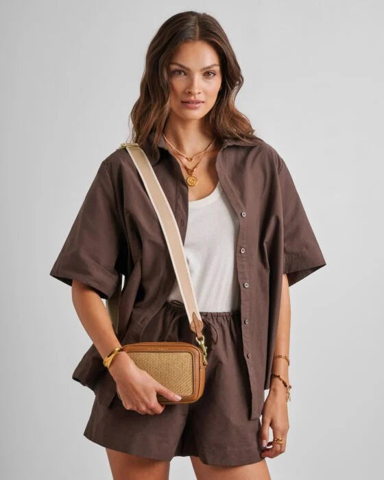 Katie Loxton - Avery Raffia Small Crossbody Bag