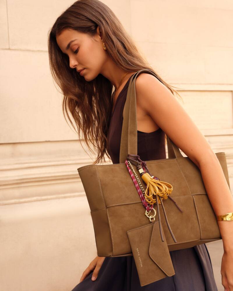 Katie Loxton - Taya Woven Suedette Tote Bag