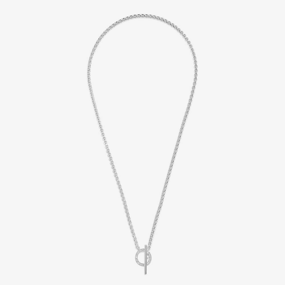 Joma Jewellery - Evermore - Circle T-Bar Necklace