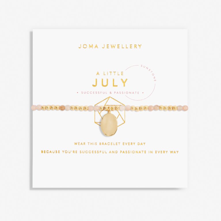 Joma Jewellery- July A Little Birthstone Gold Bracelet