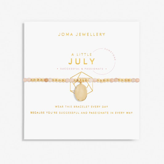 Joma Jewellery- July A Little Birthstone Gold Bracelet