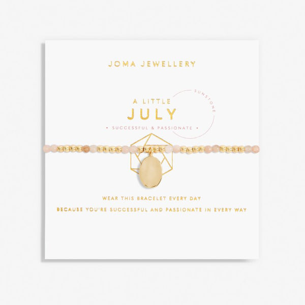 Joma Jewellery- July A Little Birthstone Gold Bracelet