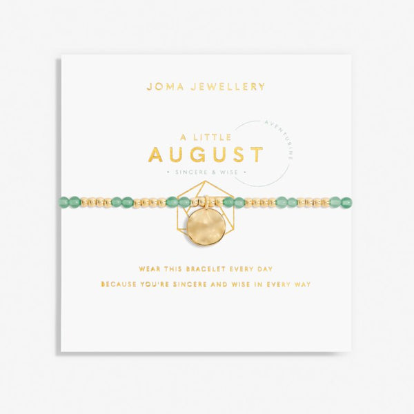 Joma Jewellery- August A Little Birthstone Gold Bracelet