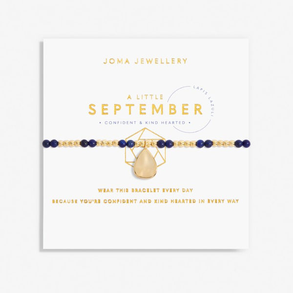 Joma Jewellery- September A Little Birthstone Gold Bracelet