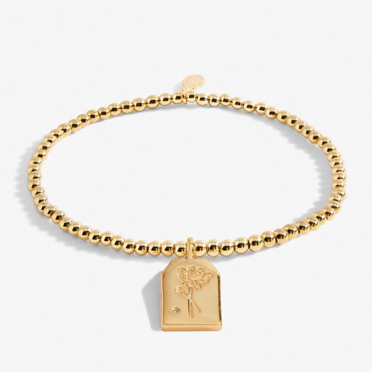 Joma jewellery- Gold A Little ‘Thank You’ Bracelet