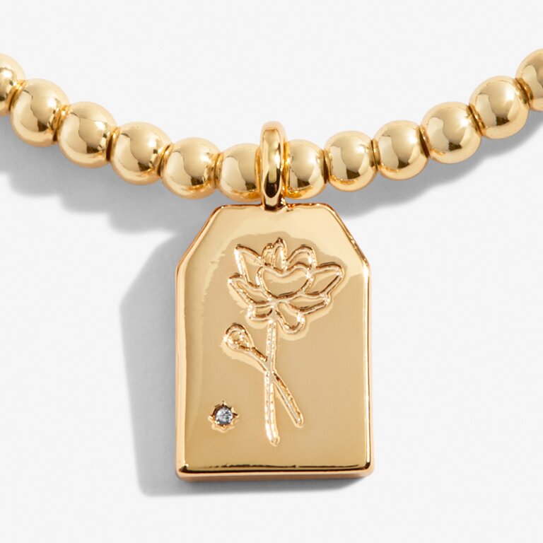 Joma jewellery- Gold A Little ‘Thank You’ Bracelet