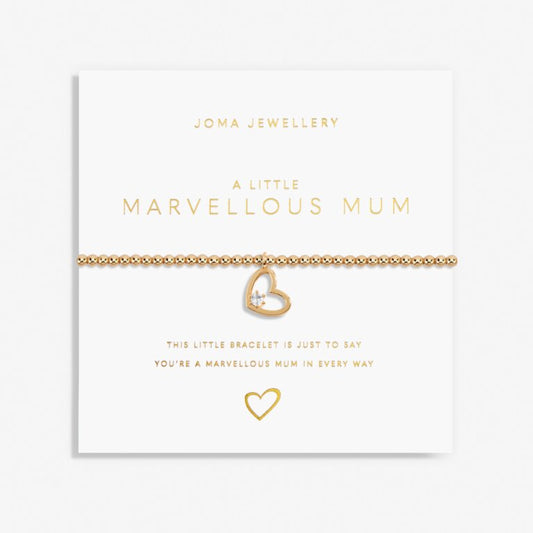 Joma Jewellery- Gold A ‘ Marvelous Mum’ bracelet
