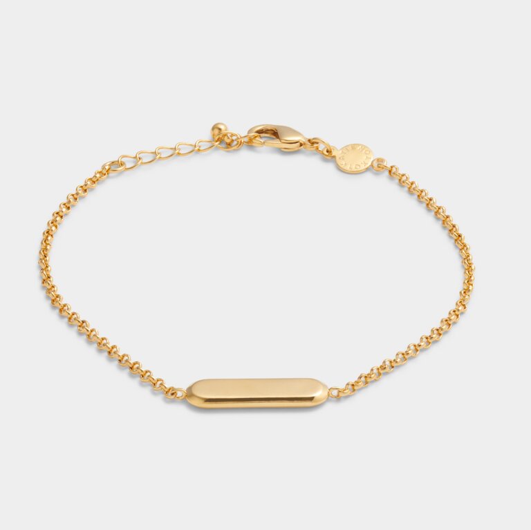Katie Loxton - Signet Waterproof Gold Bracelet