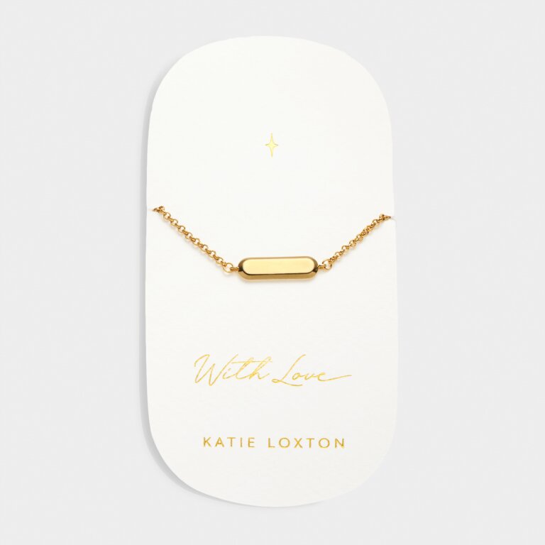 Katie Loxton - Signet Waterproof Gold Bracelet