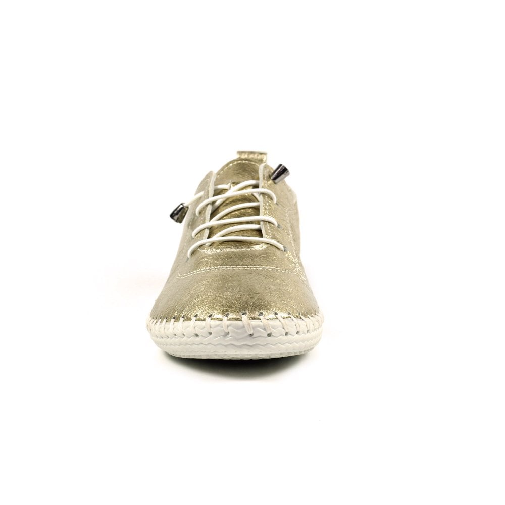 LUNAR - St Ives Leather Plimsole